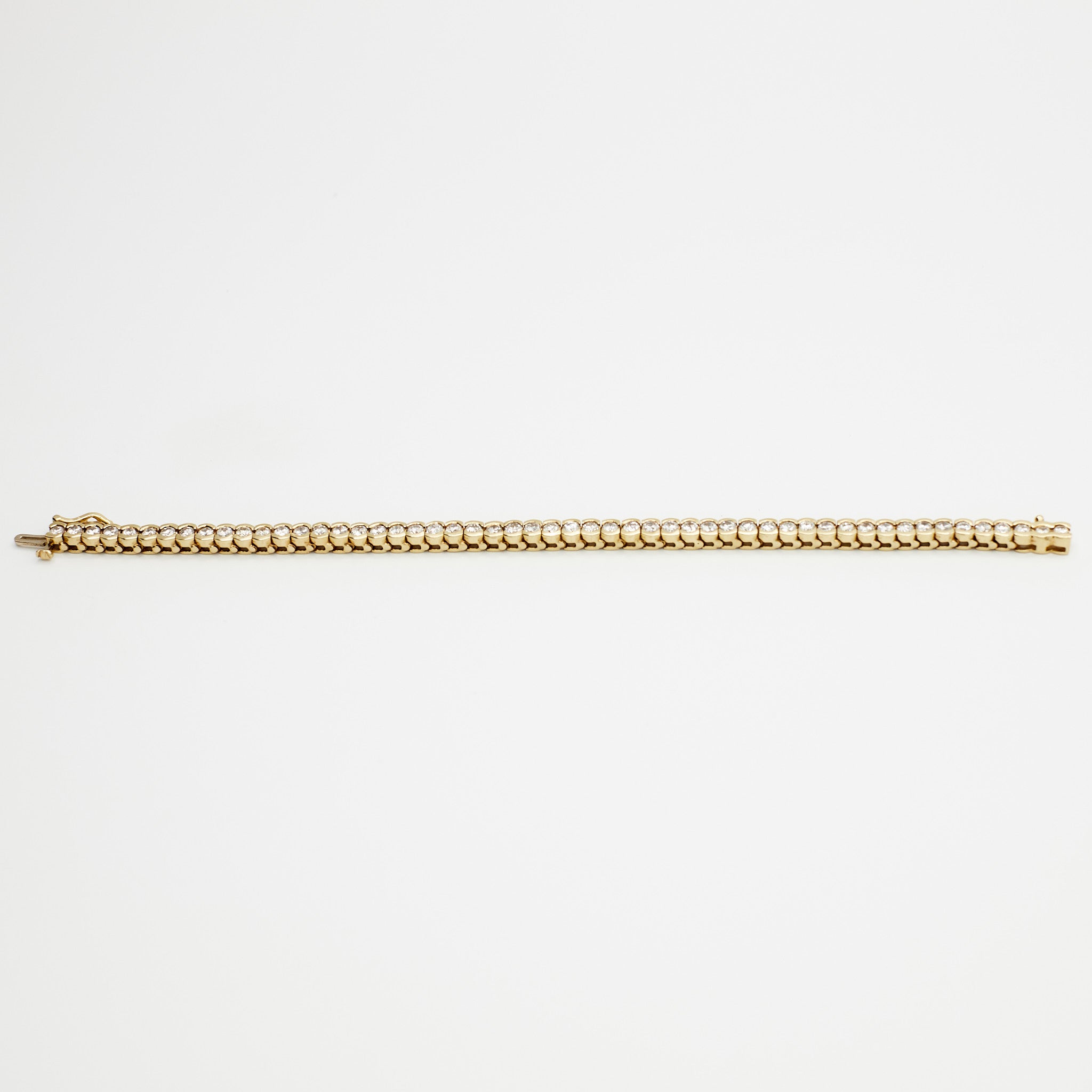 (Pre-Owned) 14K Gold Diamond Tennis Bracelet - 7" - B.G. Loan and Jewelry Co.