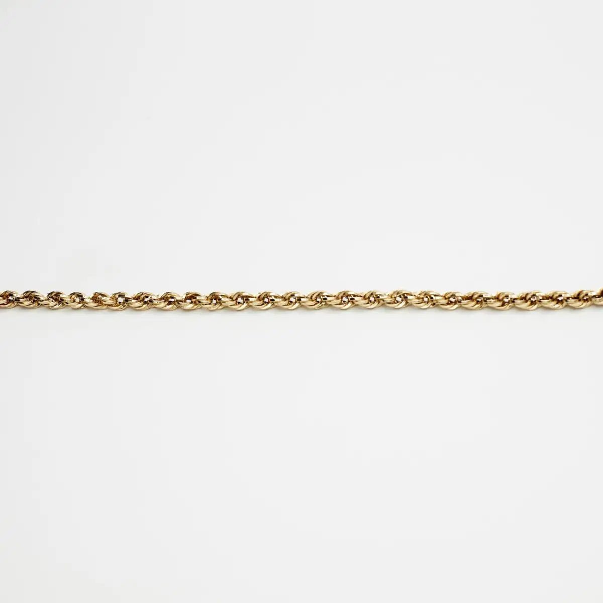 Pre-Owned 10K Gold Rope Chain Bracelet - 8.5" | B.G. Loan & Jewelry Co. - B.G. Loan & Jewelry Co.