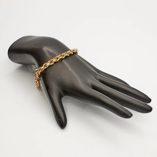 Pre - Owned 10K Gold Rope Chain Bracelet - 8.5" | B.G. Loan & Jewelry Co. - B.G. Loan & Jewelry Co.
