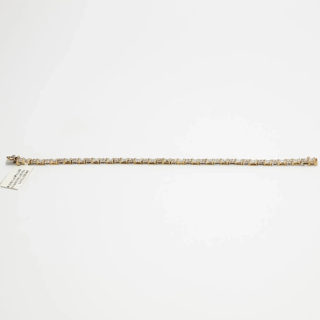 Pre-Owned 10K Gold/White Gold Diamond Tennis Bracelet - 7" | B.G. Loan & Jewelry Co. - B.G. Loan & Jewelry Co.