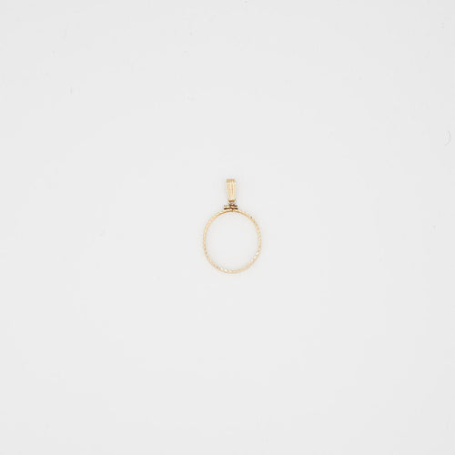 Pre - Owned 14K Gold Coin Bezel Pendant - 1.625" | B.G. Loan & Jewelry Co. - B.G. Loan & Jewelry Co.