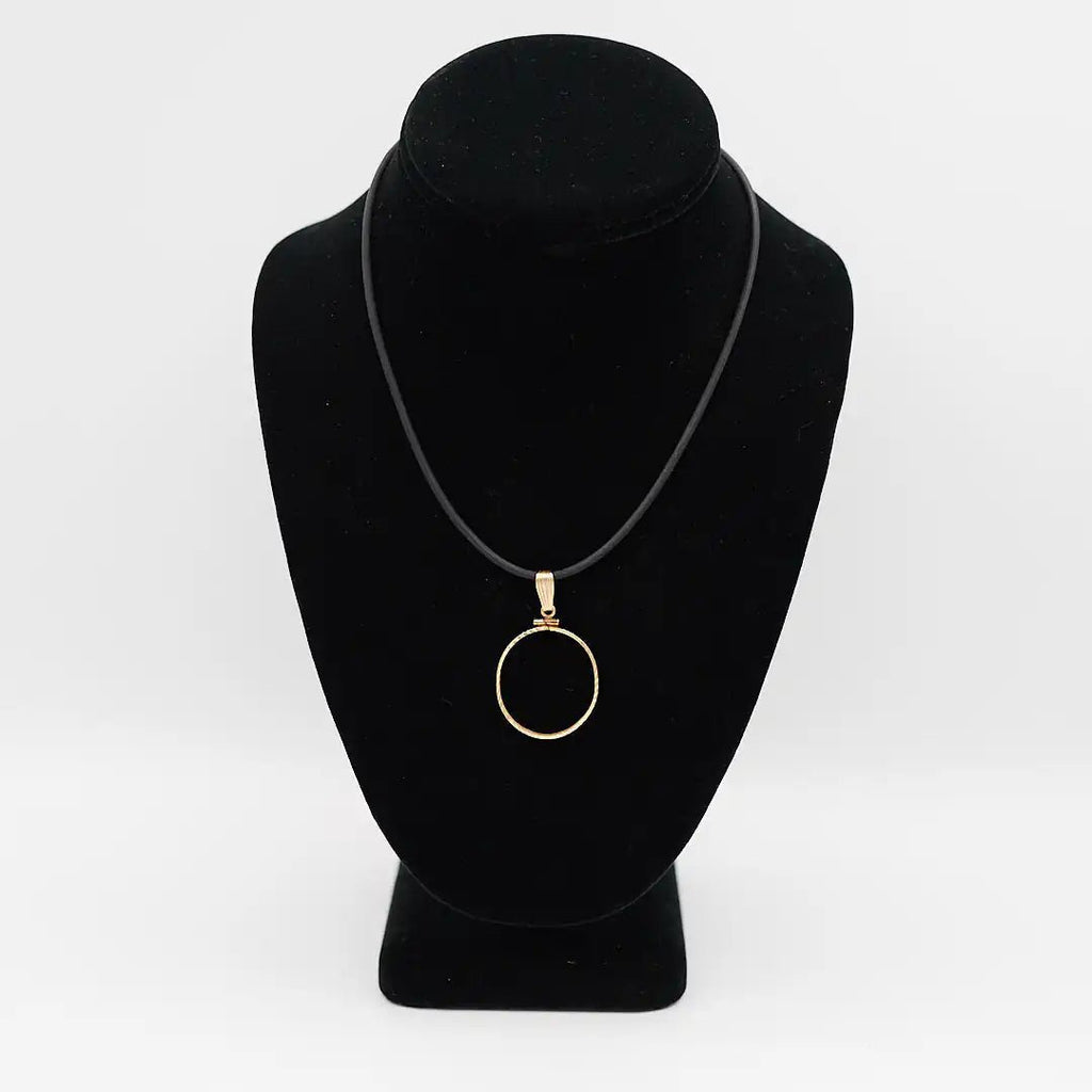 Pre-Owned 14K Gold Coin Bezel Pendant - 1.625" | B.G. Loan & Jewelry Co. - B.G. Loan & Jewelry Co.