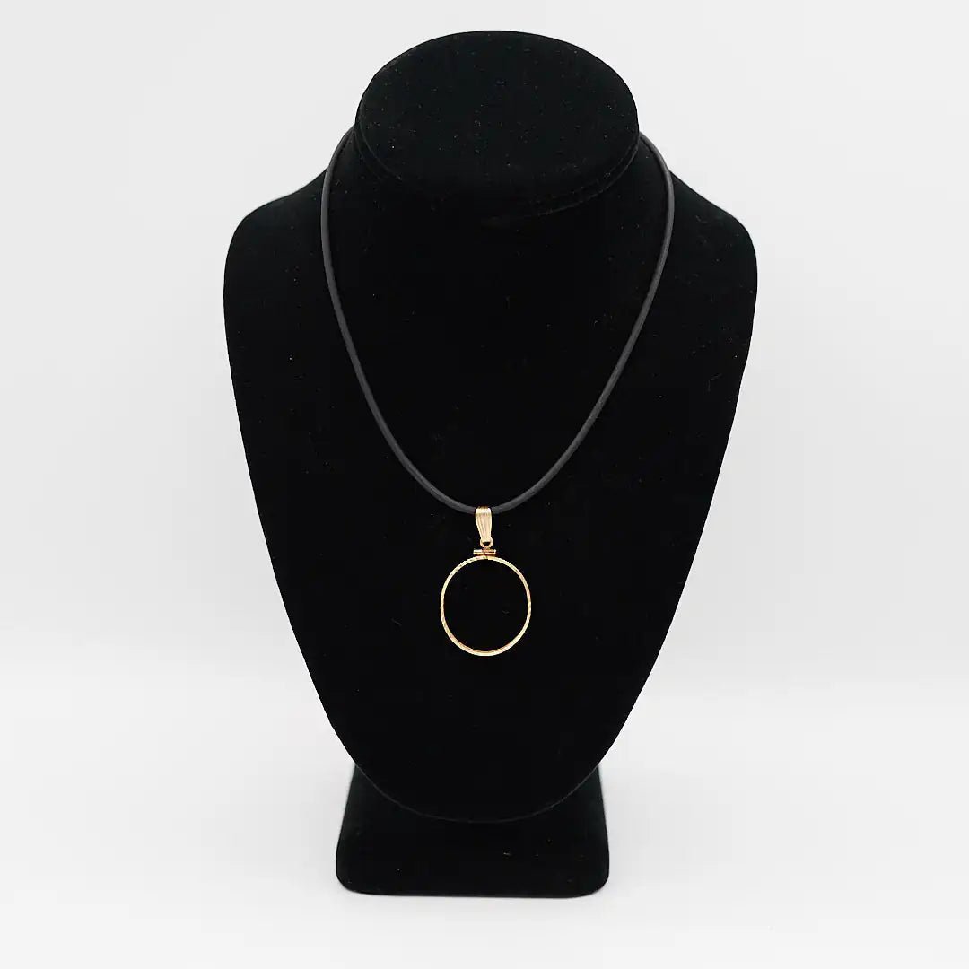 Pre-Owned 14K Gold Coin Bezel Pendant - 1.625" | B.G. Loan & Jewelry Co. - B.G. Loan & Jewelry Co.