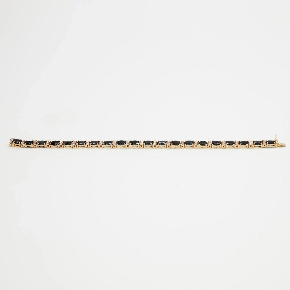 Pre-Owned 14K Gold Multi-Stone Diamond Tennis Bracelet - 7" | B.G. Loan & Jewelry Co. - B.G. Loan & Jewelry Co.