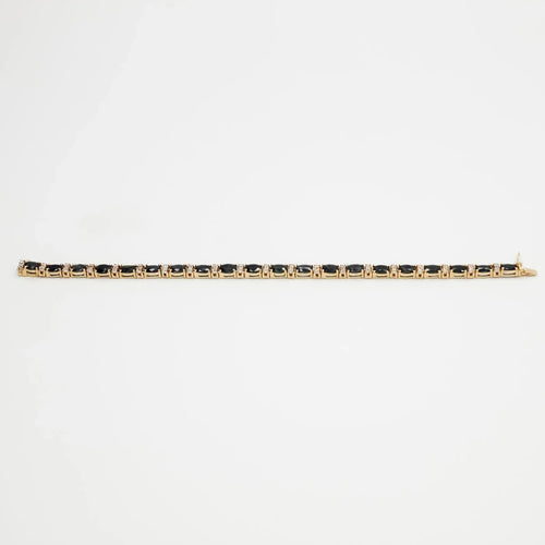 Pre-Owned 14K Gold Multi-Stone Diamond Tennis Bracelet - 7" | B.G. Loan & Jewelry Co. - B.G. Loan & Jewelry Co.