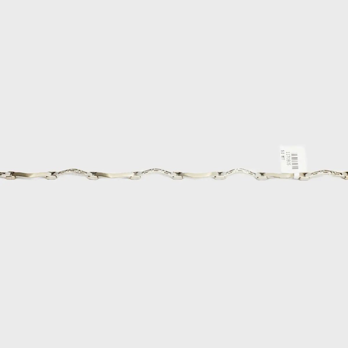 Pre-Owned 14K White Gold Fancy Link Bracelet - 7.5" | B.G. Loan & Jewelry Co. - B.G. Loan & Jewelry Co.
