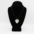 Pre - Owned 14K White Gold Heart Photo Locket Pendant - 1.625" | B.G. Loan & Jewelry Co. - B.G. Loan & Jewelry Co.