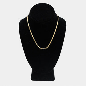 Pre-Owned 14K Yellow Gold Herringbone Chain - 16.5" | B.G. Loan & Jewelry Co.