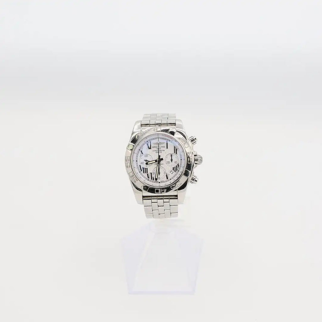 Pre - Owned Breitling Chronomat 44 (AB0110) Stainless Steel 44mm Automatic Men's Watch | B.G. Loan & Jewelry Co. - B.G. Loan & Jewelry Co.