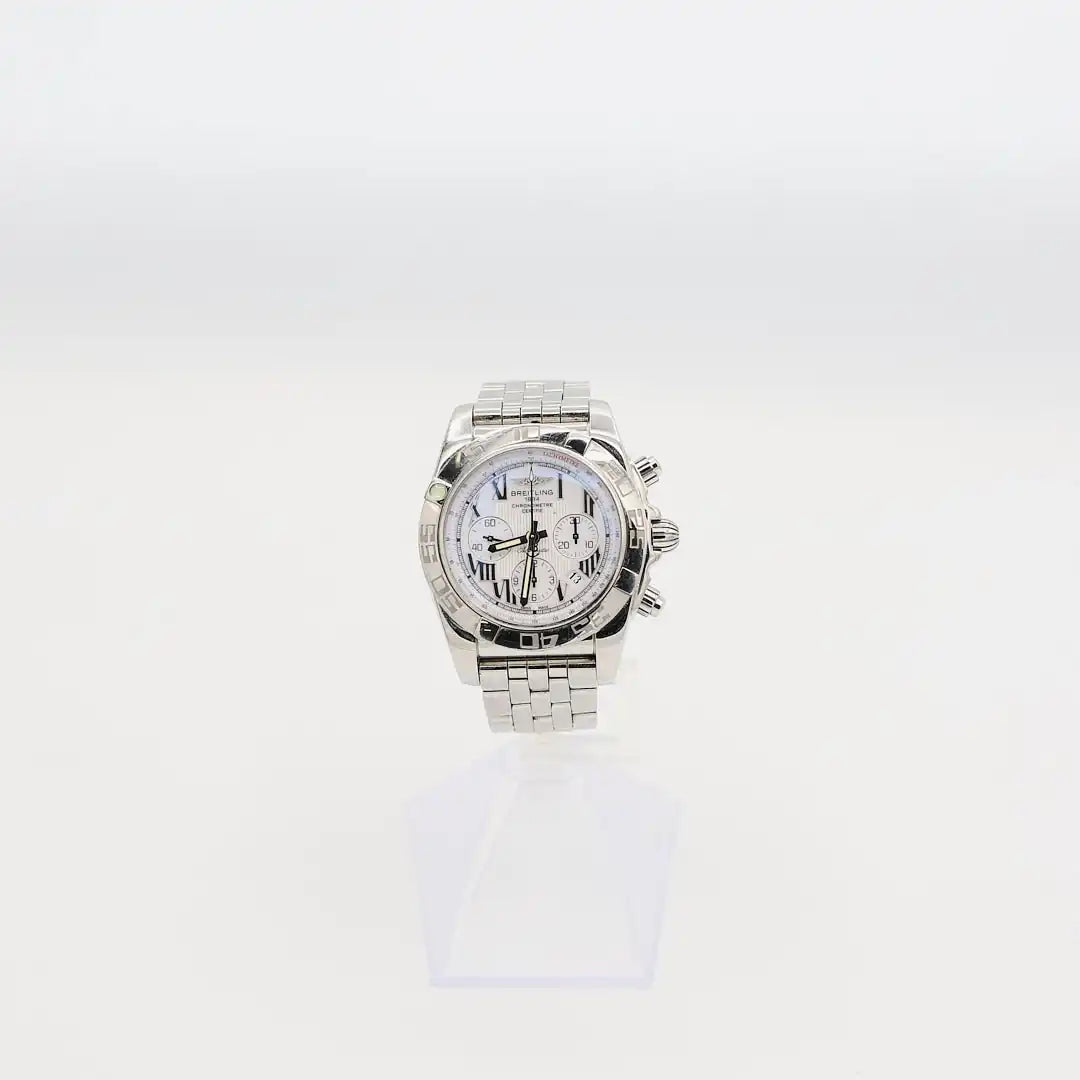 Pre - Owned Breitling Chronomat 44 (AB0110) Stainless Steel 44mm Automatic Men's Watch | B.G. Loan & Jewelry Co. - B.G. Loan & Jewelry Co.