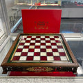 Pre-Owned Coca-Cola Stained Glass Chess Set by Franklin Mint | B.G. Loan & Jewelry Co. - B.G. Loan & Jewelry Co.