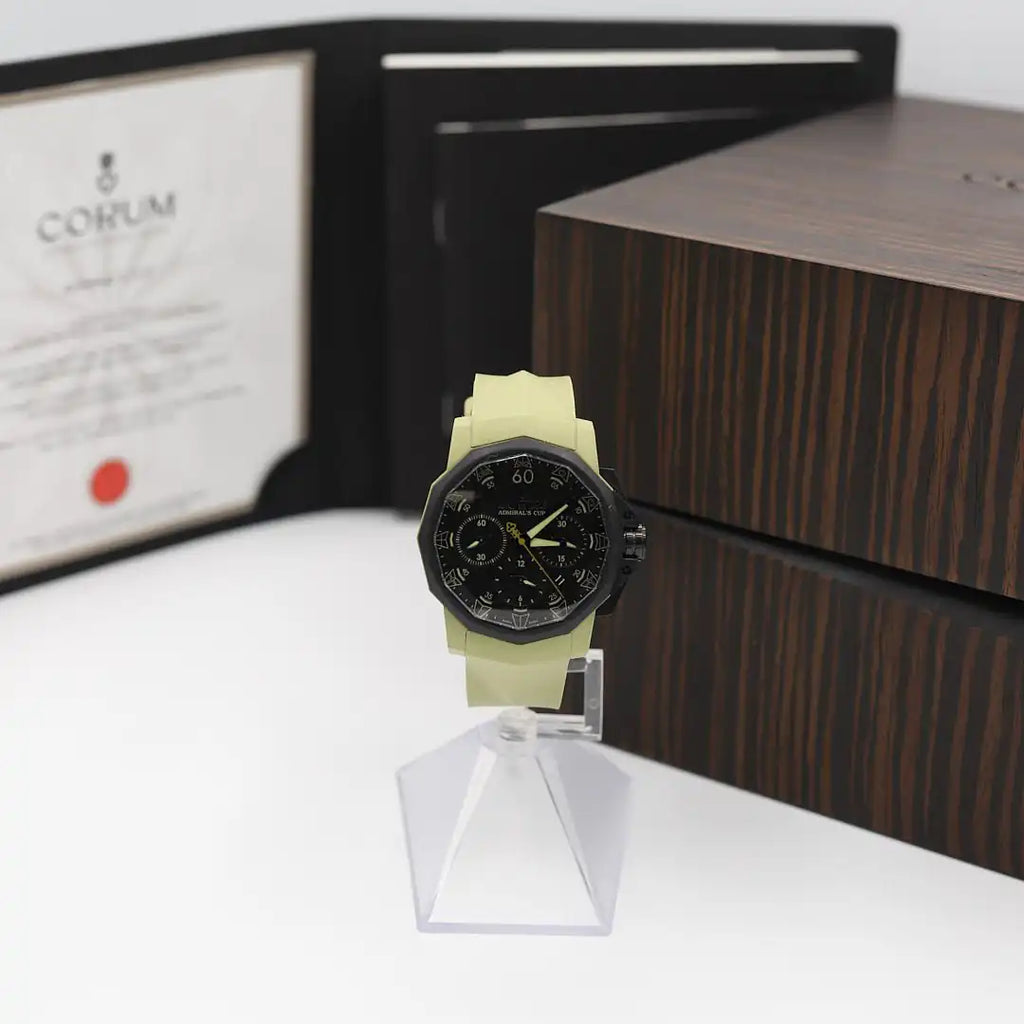 Pre - Owned Corum Admirals Cup Challenger 44 (75381702/F377AN) Titanium 44mm Automatic Men's Watch | B.G. Loan & Jewelry Co. - B.G. Loan & Jewelry Co.