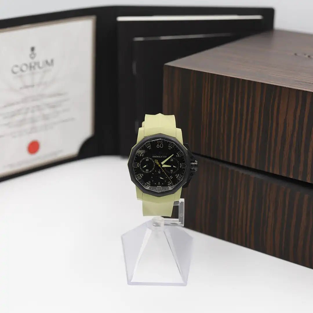 Pre-Owned Corum Admirals Cup Challenger 44 (75381702/F377AN) Titanium 44mm Automatic Men's Watch | B.G. Loan & Jewelry Co. - B.G. Loan & Jewelry Co.