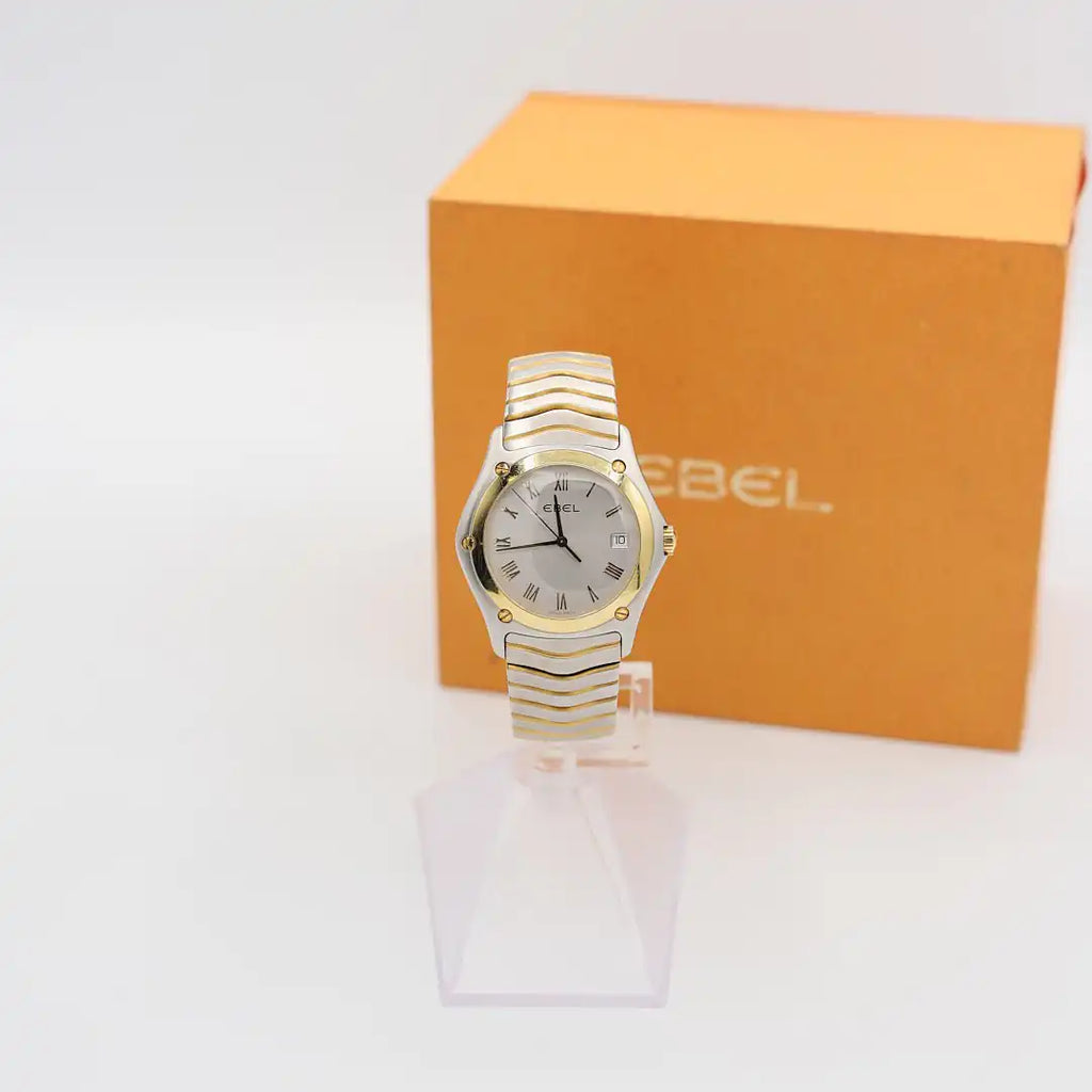 Pre - Owned Ebel Classic Wave E1187F41 Stainless Steel/18K Gold 38mm Quartz Men's Watch | B.G. Loan & Jewelry Co. - B.G. Loan & Jewelry Co.