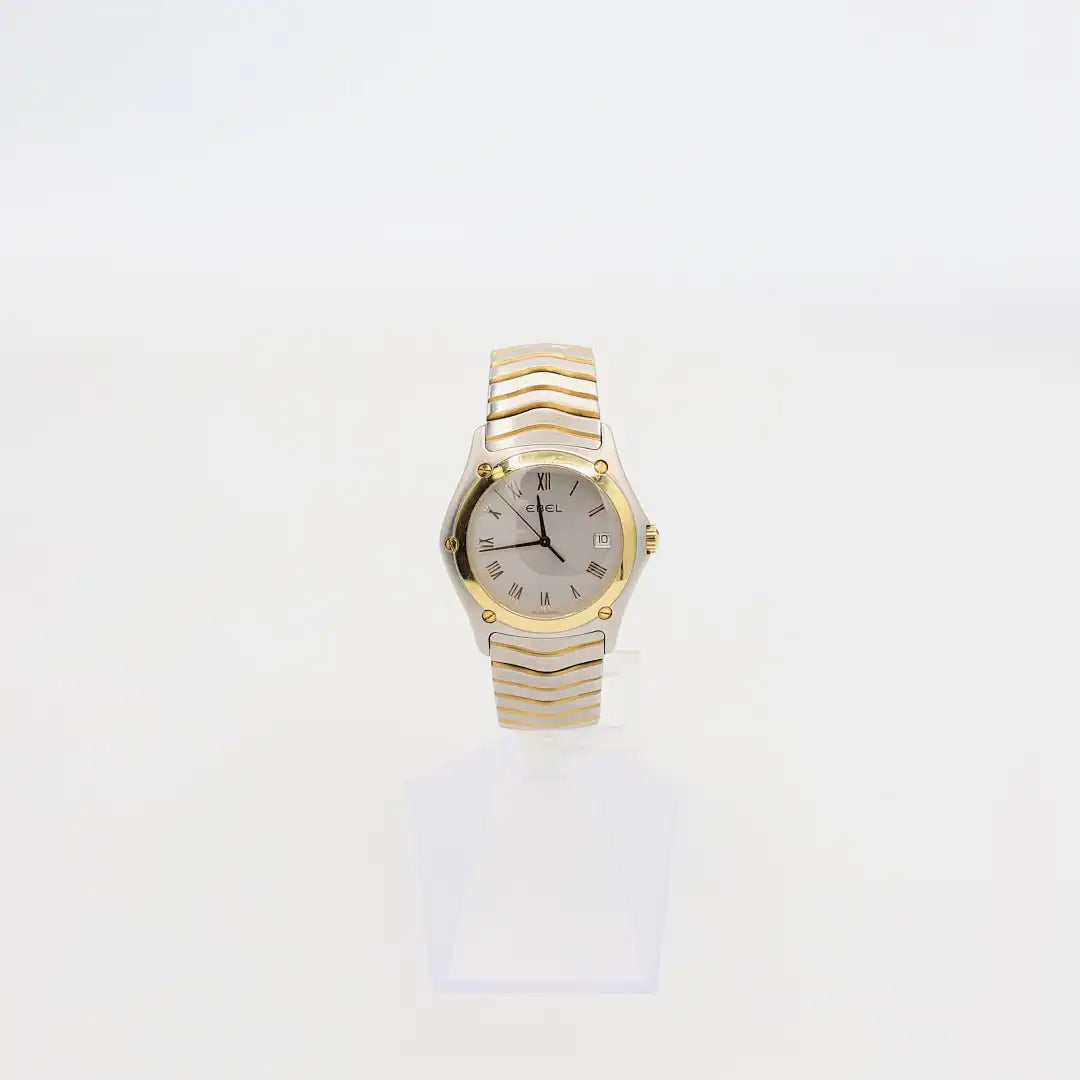 Pre - Owned Ebel Classic Wave E1187F41 Stainless Steel/18K Gold 38mm Quartz Men's Watch | B.G. Loan & Jewelry Co. - B.G. Loan & Jewelry Co.