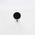 Verified pre-owned Gucci 114-2 stainless steel watch, 45mm case, showcasing the digital dial with dual time zone display.
