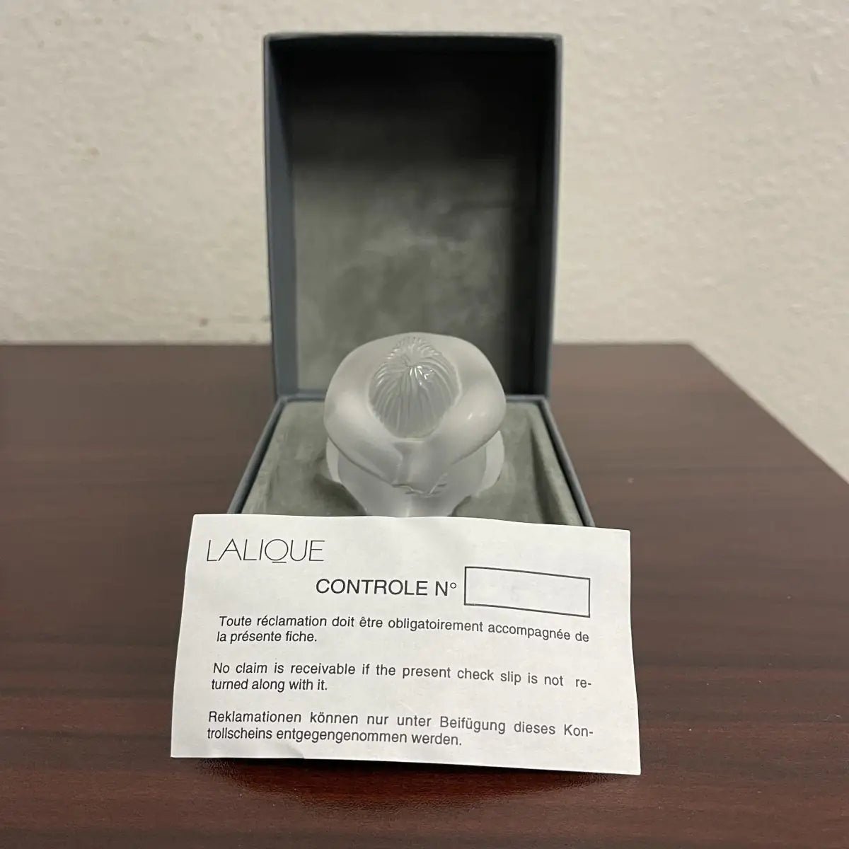 Pre-Owned Lalique Nu Nabhi Crystal Figurine | B.G. Loan & Jewelry Co. - B.G. Loan & Jewelry Co.