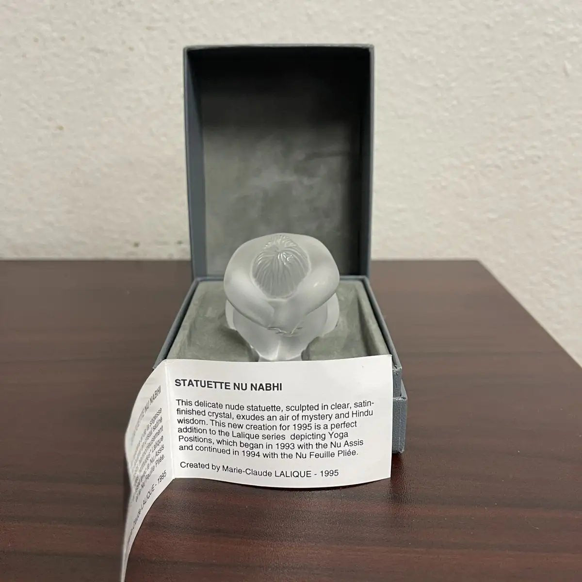 Pre-Owned Lalique Nu Nabhi Crystal Figurine | B.G. Loan & Jewelry Co. - B.G. Loan & Jewelry Co.