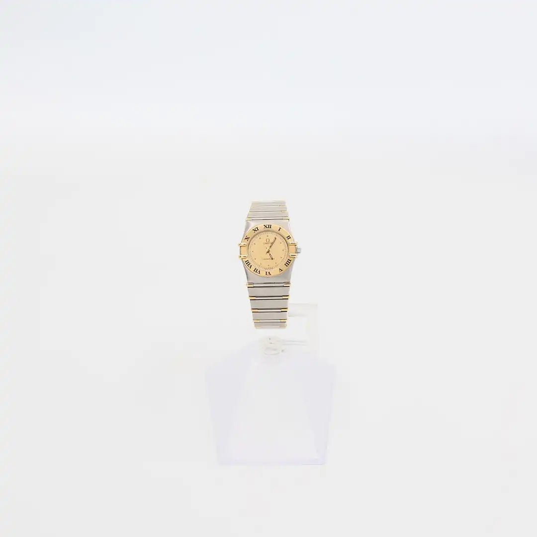 Pre-Owned Omega Constellation (795.1080) 18K Gold/Stainless 22mm Steel Quartz Women's Watch | B.G. Loan & Jewelry Co. - B.G. Loan & Jewelry Co.