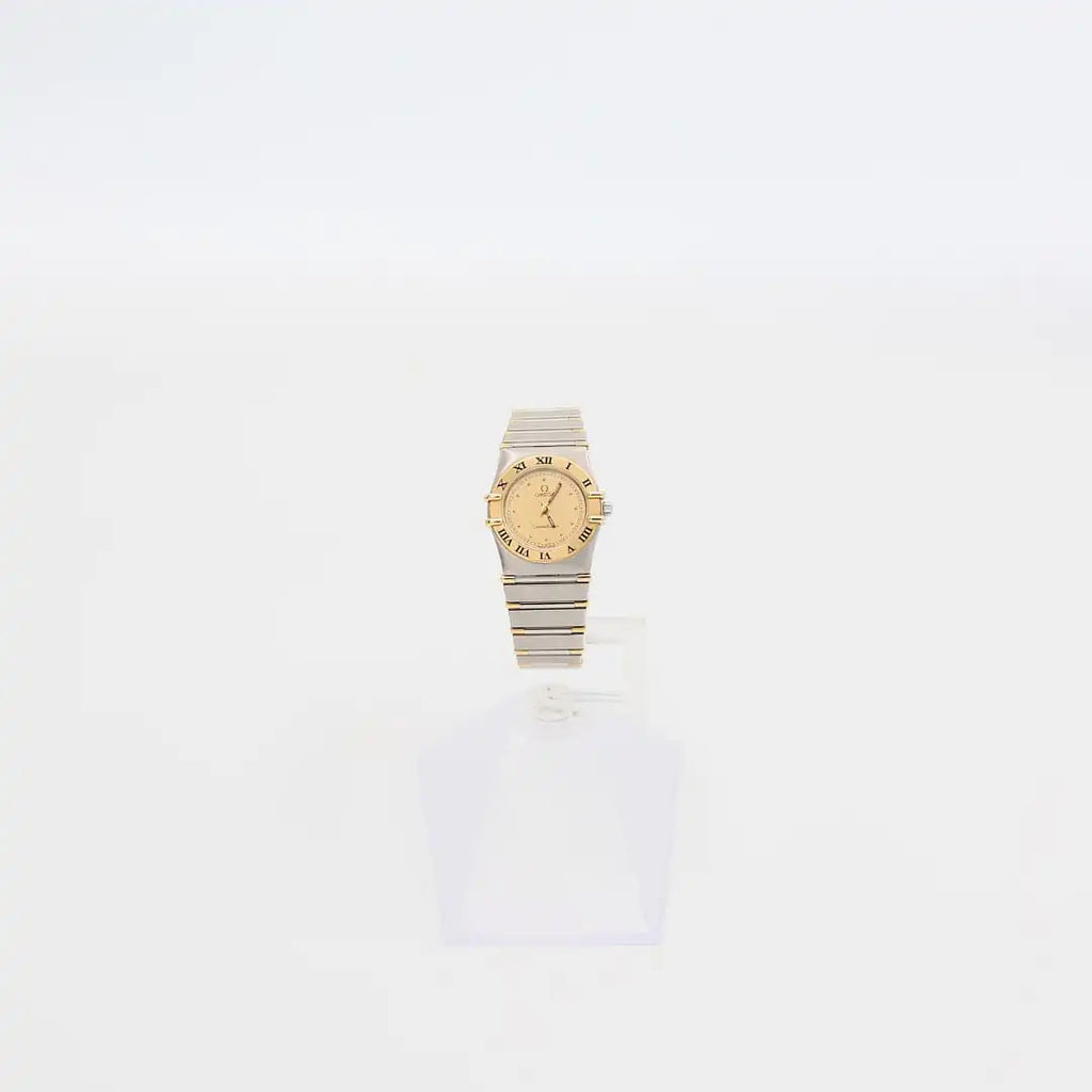 Pre - Owned Omega Constellation (795.1080) 18K Gold/Stainless 22mm Steel Quartz Women's Watch | B.G. Loan & Jewelry Co. - B.G. Loan & Jewelry Co.
