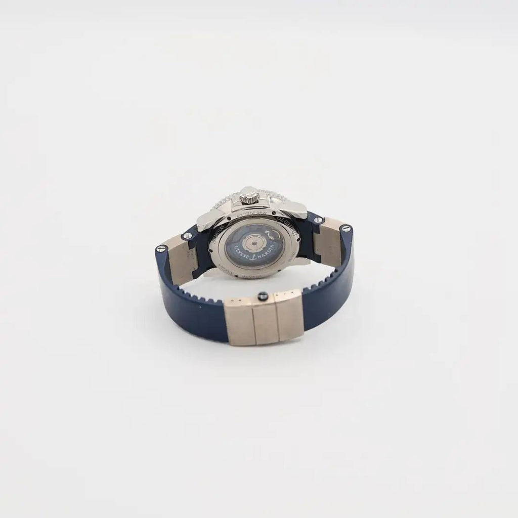 Pre-Owned Ulysse Nardin Limited Edition Maxi Marine Driver Blue Surf (263-36) Stainless Steel 43mm Automatic Men's Watch - B.G. Loan & Jewelry Co. - B.G. Loan & Jewelry Co.